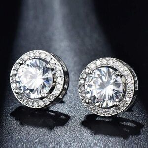 Elegant Silver Stud Earrings